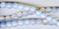 16 inch strand of 8mm Round Synthetic Sea Opal
